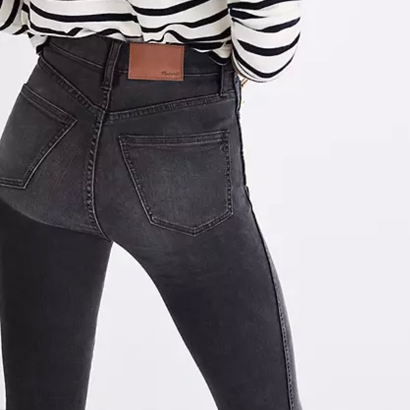Madewell Denim - MADEWELL 10´´ high riser skinny skinny black size 25
